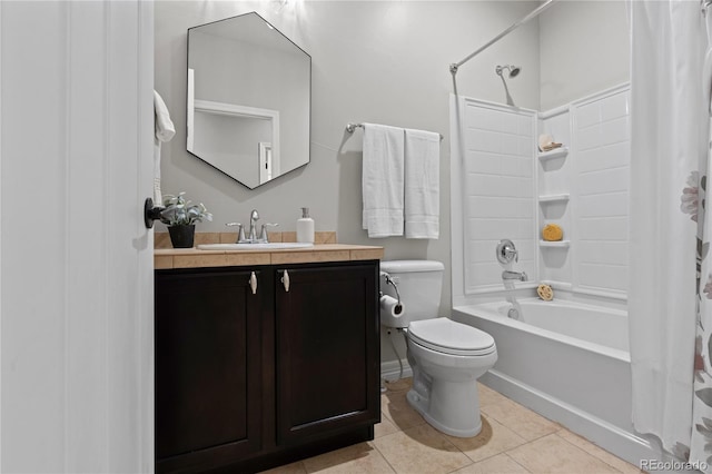1815 Avery Way, Castle Rock, CO 80109 - full bath featuring shower / tub combo, vanity, and tile patterned floors