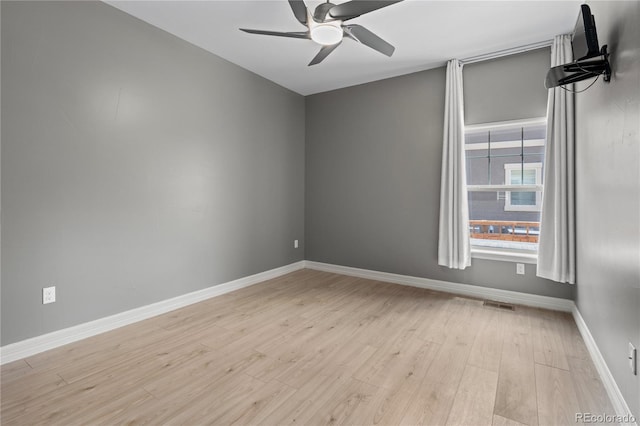 1815 Avery Way, Castle Rock, CO 80109 - unfurnished room featuring light wood-style floors and ceiling fan