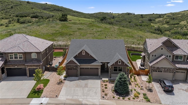 1815 Avery Way, Castle Rock, CO 80109 - view from above of property featuring mountains