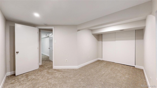 1006 Homestake Dr Unit 1D, Golden, CO 80401 - finished basement with carpet flooring and baseboards