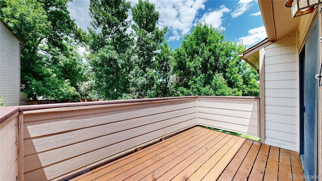 1006 Homestake Dr Unit 1D, Golden, CO 80401 - view of wooden deck
