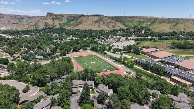 1006 Homestake Dr Unit 1D, Golden, CO 80401 - aerial perspective of suburban area featuring a mountainous background