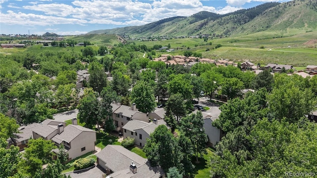 1006 Homestake Dr Unit 1D, Golden, CO 80401 - aerial perspective of suburban area with a mountainous background
