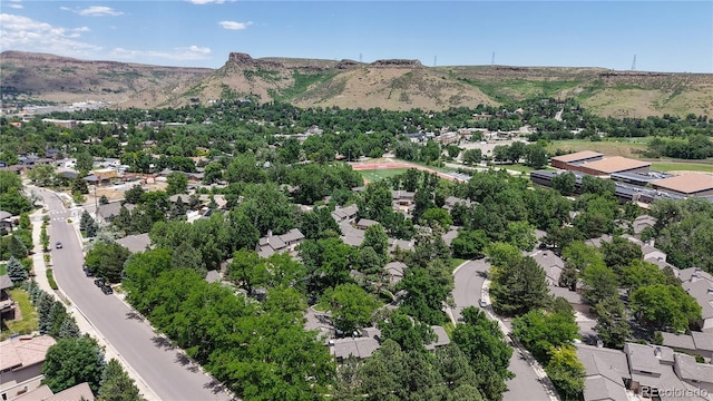 1006 Homestake Dr Unit 1D, Golden, CO 80401 - aerial perspective of suburban area featuring a mountain backdrop