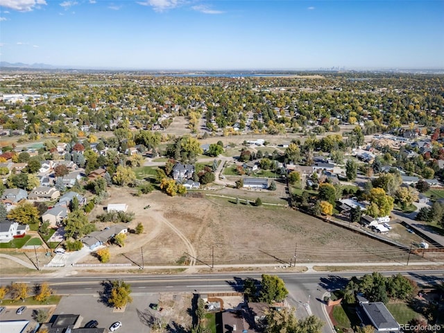 drone / aerial view featuring a residential view