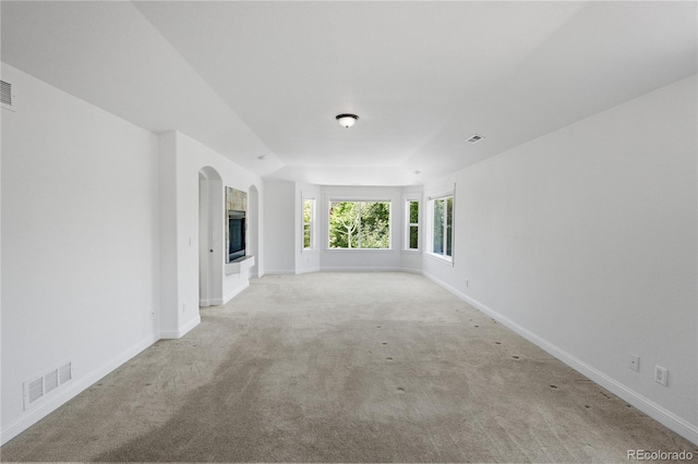 14325 N Santa Fe St, Broomfield, CO 80023 - unfurnished living room with light colored carpet