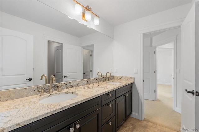 14325 N Santa Fe St, Broomfield, CO 80023 - full bath with double vanity and baseboards
