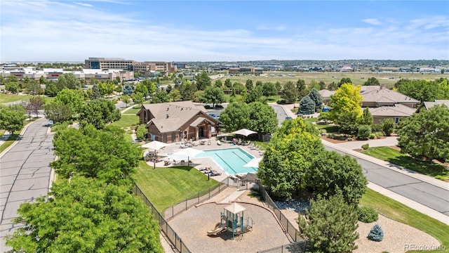 14325 N Santa Fe St, Broomfield, CO 80023 - bird's eye view of a pool area