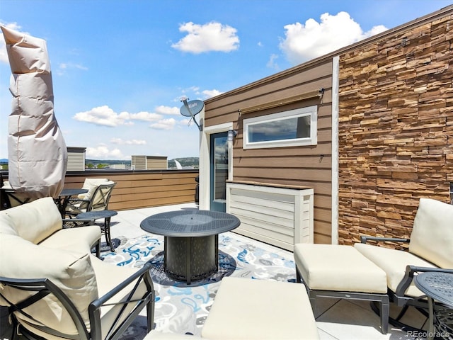 view of patio / terrace featuring outdoor lounge area