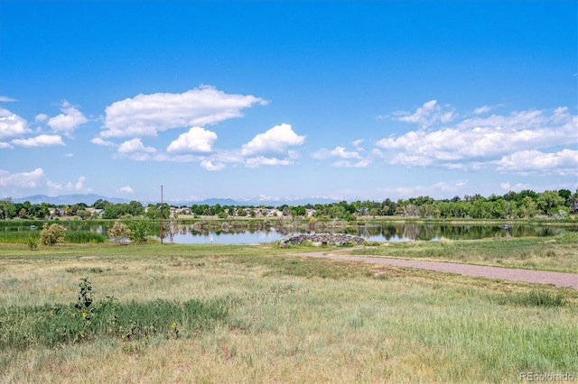 3742 E 127th Ln, Thornton, CO 80241 - water view featuring a mountain backdrop
