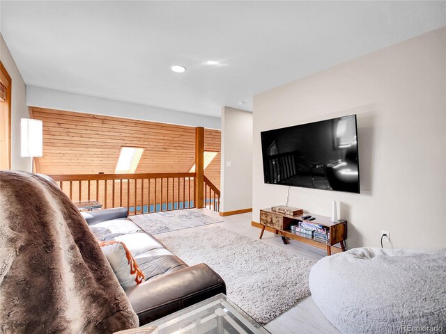 385 Pine Dr, Fairplay, CO 80440 - living area with baseboards and recessed lighting
