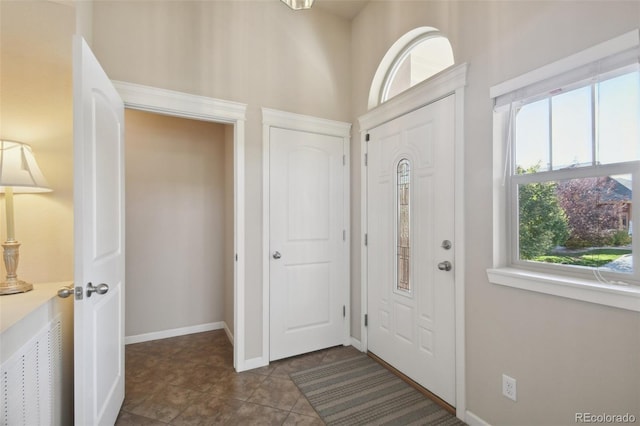 entryway featuring tile patterned floors