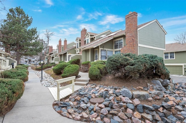 view of property's community with a residential view