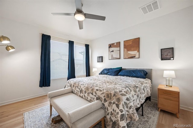 1929 W 165th Way, Broomfield, CO 80023 - bedroom with light wood-style flooring, baseboards, and a ceiling fan
