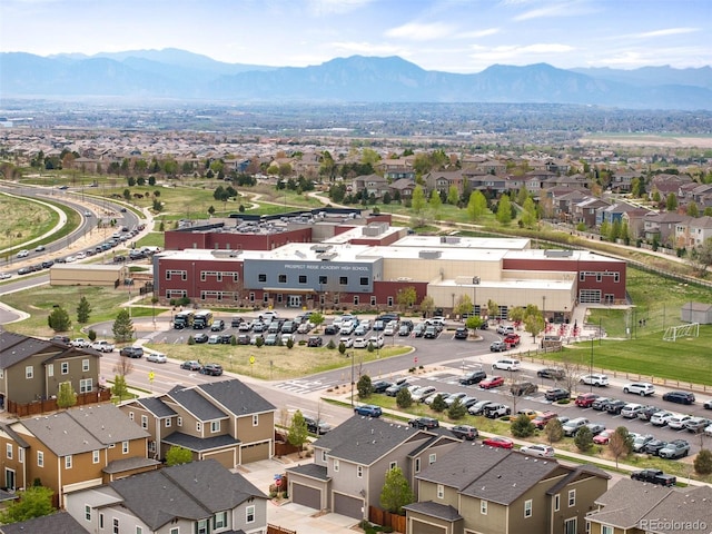 1929 W 165th Way, Broomfield, CO 80023 - aerial perspective of suburban area with mountains