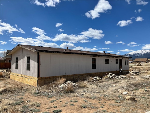 11469 Ruby Mountain Ln, Nathrop, CO 81236 - view of property exterior with a mountain view