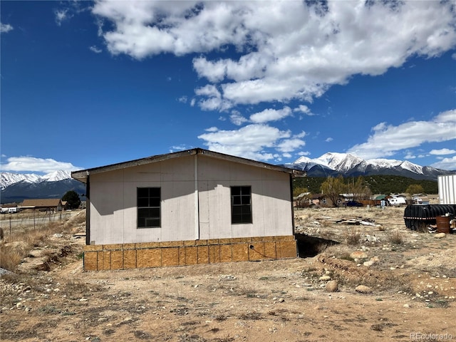 11469 Ruby Mountain Ln, Nathrop, CO 81236 - view of side of home with a mountain view
