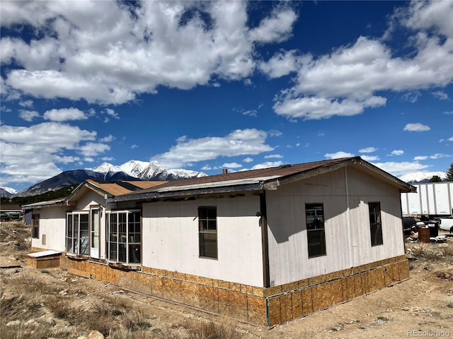 11469 Ruby Mountain Ln, Nathrop, CO 81236 - view of side of home with a mountain view