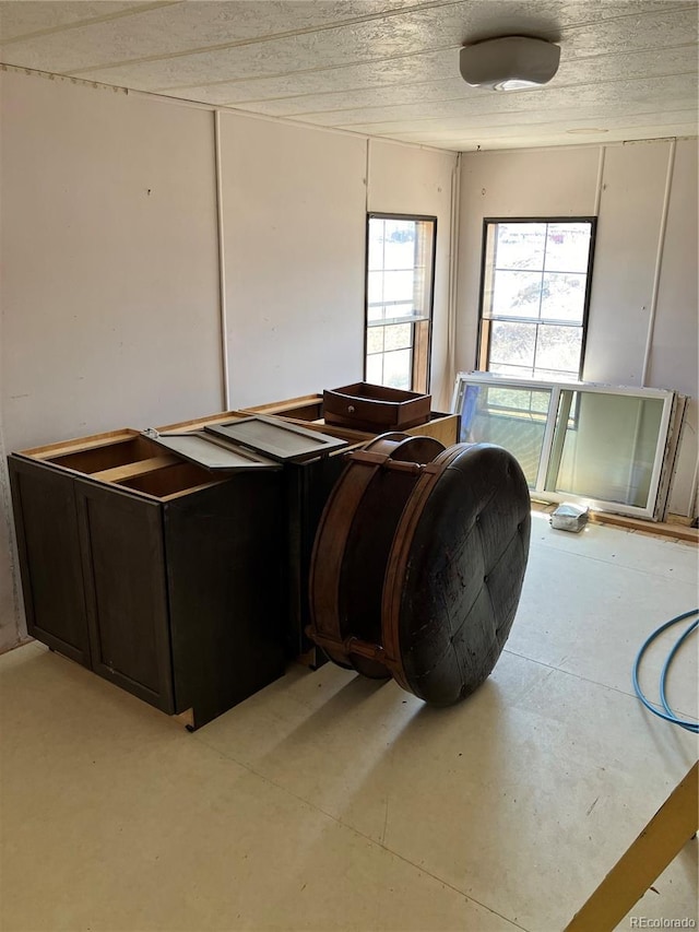 11469 Ruby Mountain Ln, Nathrop, CO 81236 - living area with concrete floors