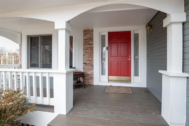 view of entrance to property