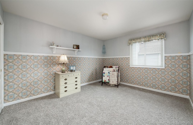 unfurnished room featuring carpet floors