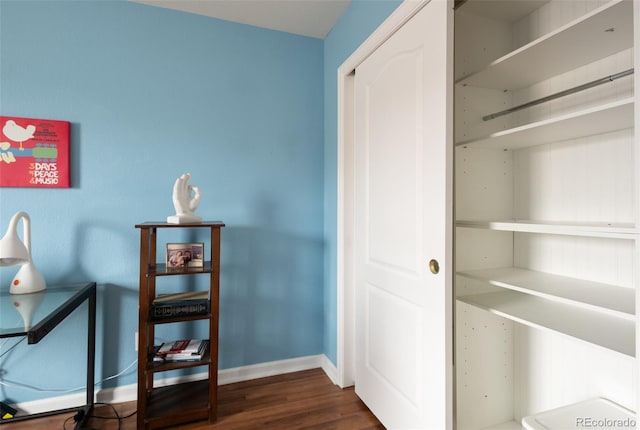 view of closet