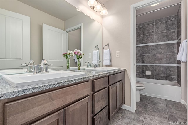 15647 Weaver Gulch Dr, Morrison, CO 80465 - full bath with double vanity and  shower combination