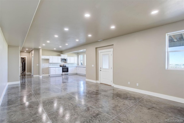 view of unfurnished living room