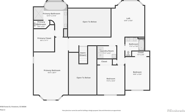 9158 Forest St, Firestone, CO 80504 - home floor plan