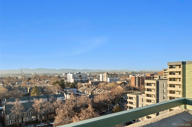 601 W 11th Ave Unit 910, Denver, CO 80204 - balcony featuring a mountain view