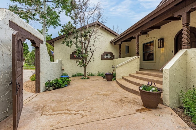 17995 Minglewood Trl, Monument, CO 80132 - view of patio / terrace featuring entry steps