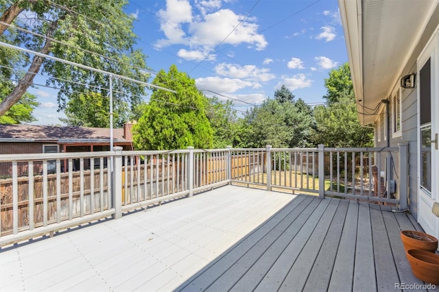 11815 E Louisiana Ave, Aurora, CO 80012 - view of wooden terrace