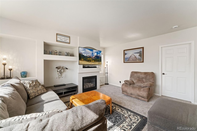 12978 Newport Way, Thornton, CO 80602 - living room with carpet and a fireplace