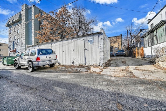 view of outbuilding