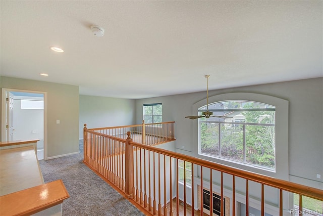 8545 Braun Loop, Arvada, CO 80005 - hallway featuring recessed lighting, carpet flooring, and baseboards