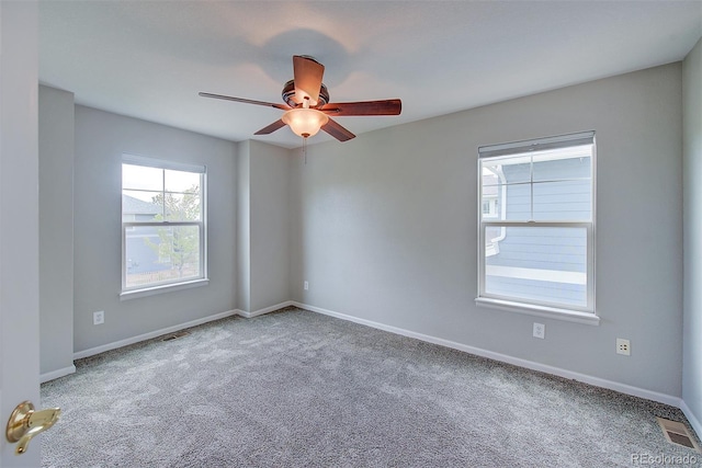 8545 Braun Loop, Arvada, CO 80005 - carpeted empty room featuring ceiling fan and baseboards