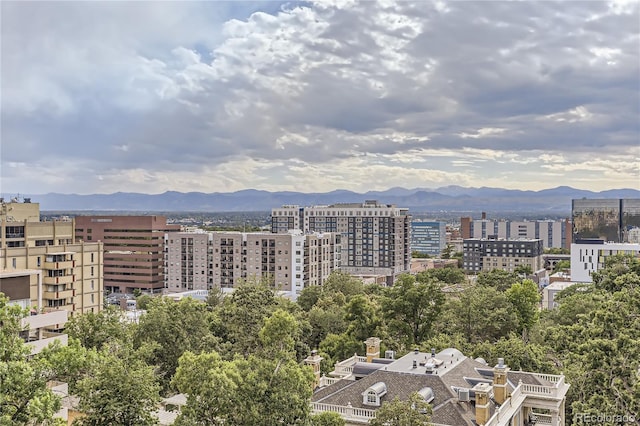 city view featuring a mountain view