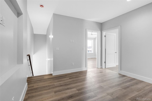 interior space featuring light hardwood / wood-style flooring