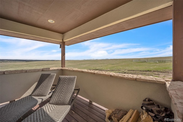 15125 Spring Valley Rd, Larkspur, CO 80118 - balcony with a rural view