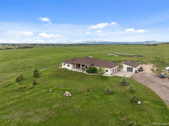 15125 Spring Valley Rd, Larkspur, CO 80118 - overview of rural landscape featuring mountains
