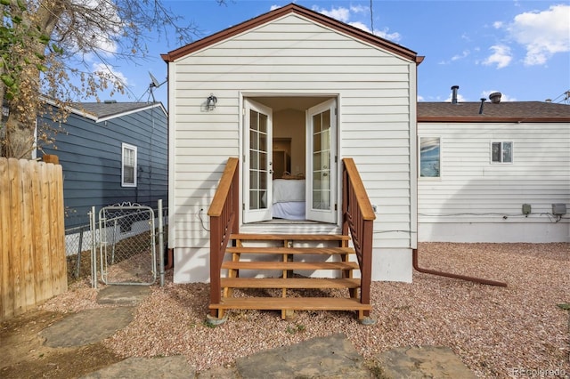 view of rear view of house