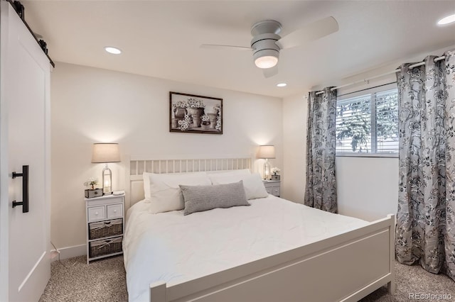 8985 Lander St, Westminster, CO 80031 - carpeted bedroom featuring ceiling fan, recessed lighting, and baseboards