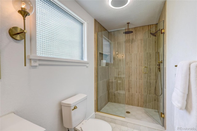 4818 Bryant St, Denver, CO 80221 - bathroom with toilet and a stall shower