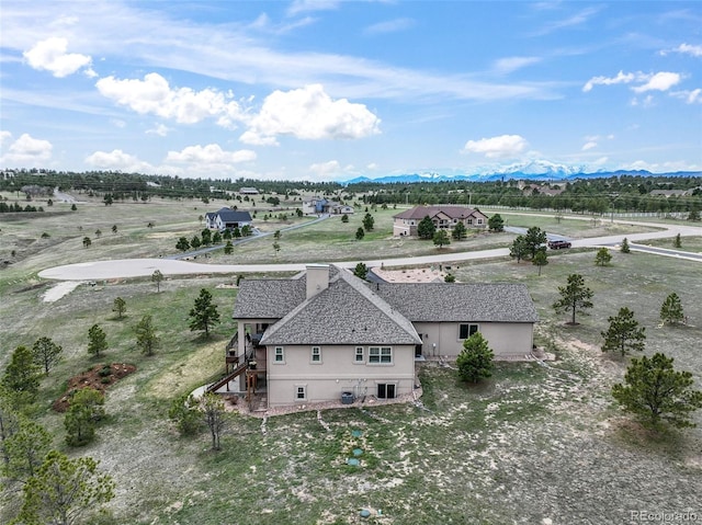 17275 Gwilym Ct, Monument, CO 80132 - aerial view of sparsely populated area featuring a mountainous background