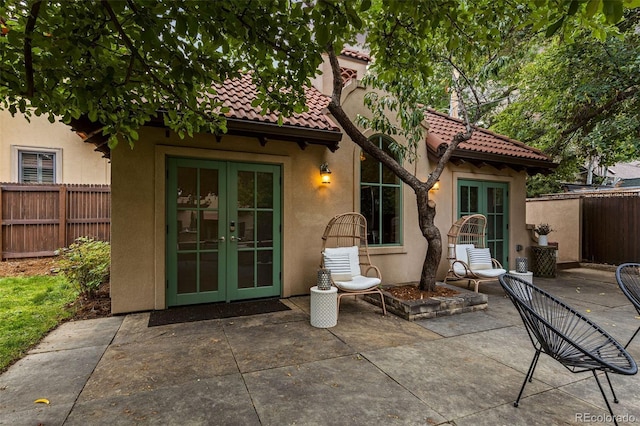 235 Eudora St, Denver, CO 80220 - view of patio with french doors