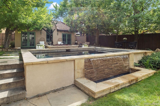 235 Eudora St, Denver, CO 80220 - outdoor pool featuring french doors