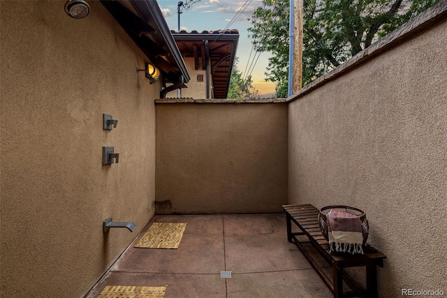 235 Eudora St, Denver, CO 80220 - view of patio terrace at dusk