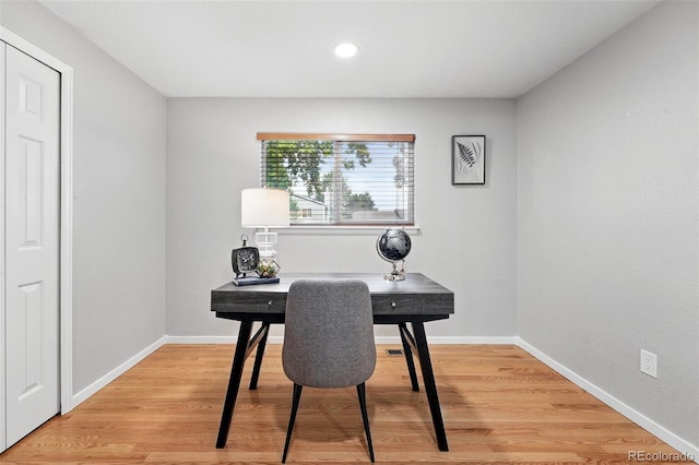 11625 Bellaire Way, Thornton, CO 80233 - office space featuring light wood finished floors, recessed lighting, and baseboards