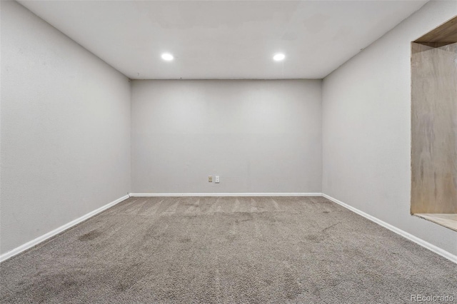 11625 Bellaire Way, Thornton, CO 80233 - carpeted empty room with baseboards and recessed lighting