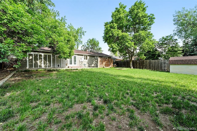11625 Bellaire Way, Thornton, CO 80233 - view of yard featuring an outdoor structure